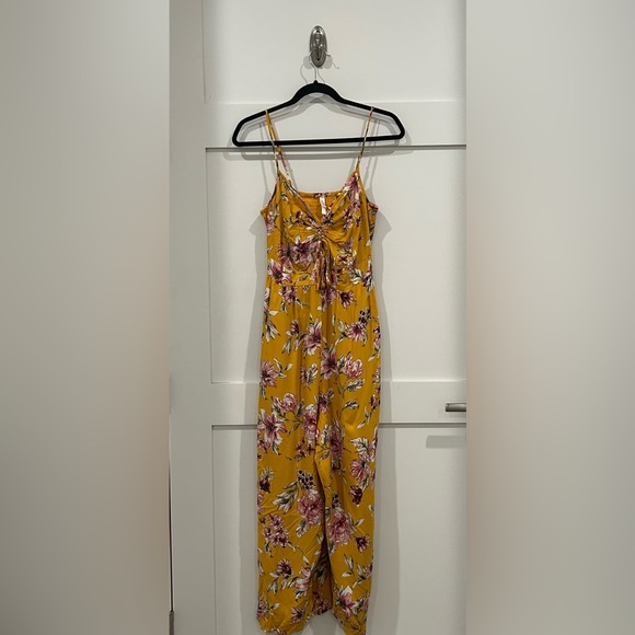 Xhilaration Floral Jumpsuit - Picture 1 of 5